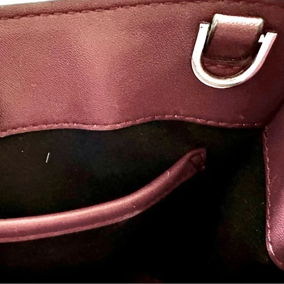 Calvin Klein Audrey Mini Bag Crossbody in Eggplant (Missing Strap) NWOT - Picture 10 of 12